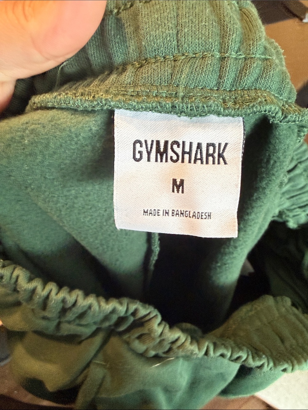 Gymshark Training Oversized Fleece Sweatpants -Athletic Green - Picture 2 of 5